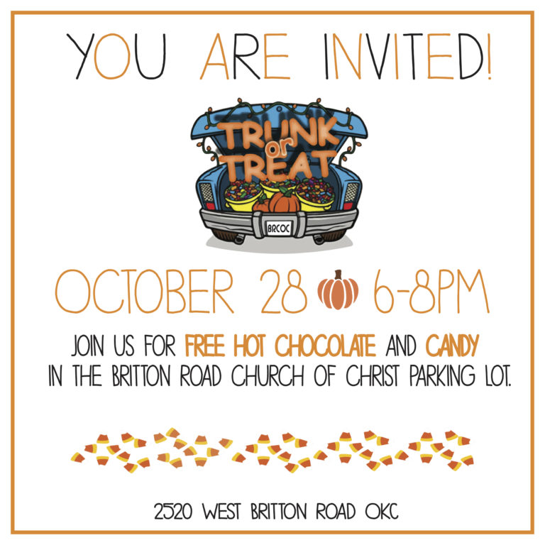 10/28: Trunk or Treat – Britton Road Church of Christ