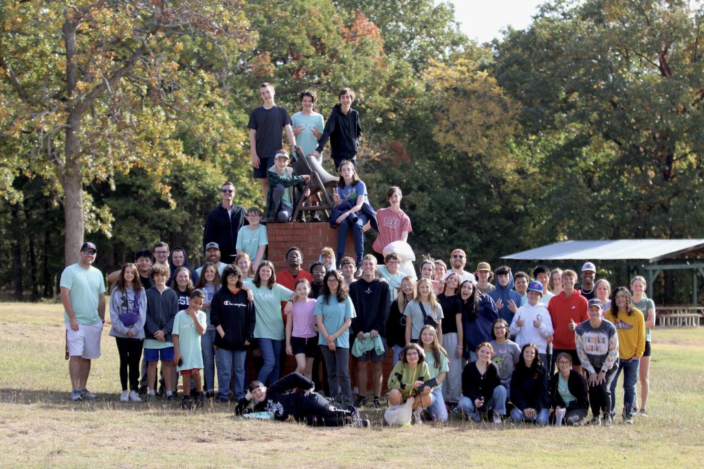 Britton Road Church of Christ Youth Group at Move Advance Fall Retreat in Norman